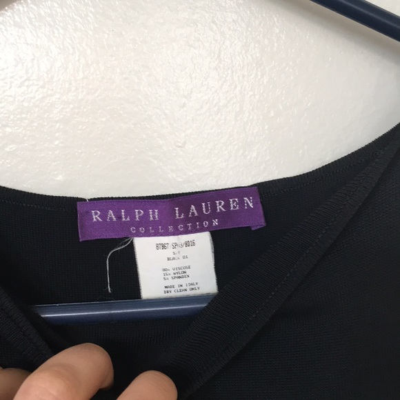 Ralph Lauren Collection Black Mini Dress size S - Picture 3 of 5